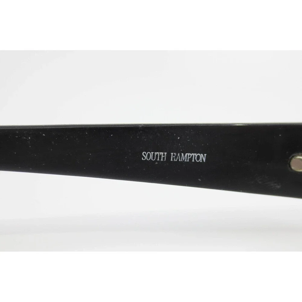 South Hampton Eyeglasses Purple Black Semi-Rimless Frames 52-16 Demo Lenses